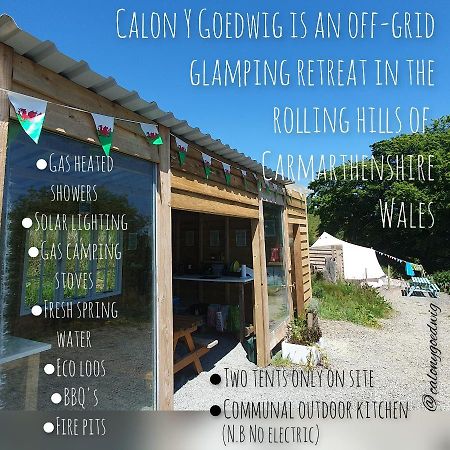 Calon Y Goedwig Glamping Hotel Llandovery Luaran gambar